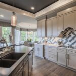 Custom cabinets in a beautifully designed kitchen